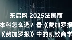 东启网 2025法国商科类专业的本科怎么选？看《费加罗报》中的凯致商学院